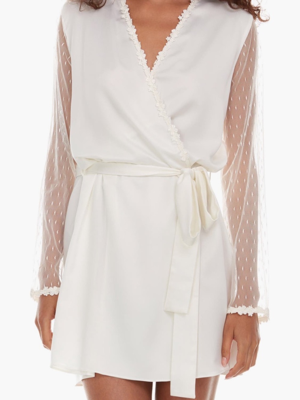 Flora Nikrooz Sheer Wedding Day Robe